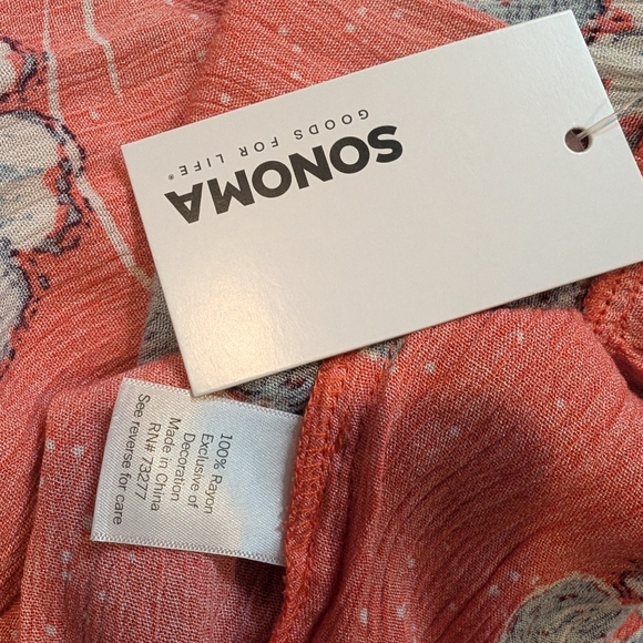 Sonoma Dress flower BNWT - Picture 14 of 15